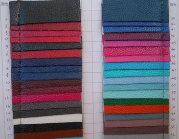 

PU artificial leather lichi Leisure texture leatherette fabric