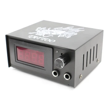 

Crazy High Quality Black Digital LCD Tattoo Power Supply Cheap Tattoo Power Supply For Tattoo Machine Gun Free Shipping