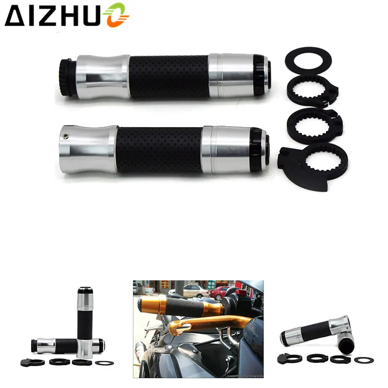 CNC Aluminum Motorcycle Grips Handle Grip 7/8" 22mm Motorbike Grips For Yamaha XMAX 250 400 300 NMAX Honda Dio CB400 Shadow 600