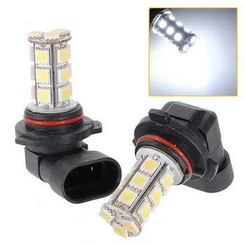 

New Arrival HB4 9006 18 LED 5050 SMD White Car Auto Light Source Fog NEW Daytime Running Driving Lamp Bulb DC12V