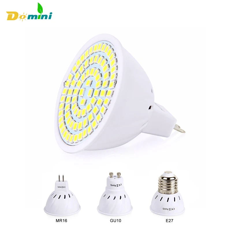

E27 GU10 MR16 Led Bulb 220V Warm/Cold white Led Lamp e27 SpotLight Bombillas 48 60 80LEDs Energy Saving Lampara for Home Lamps