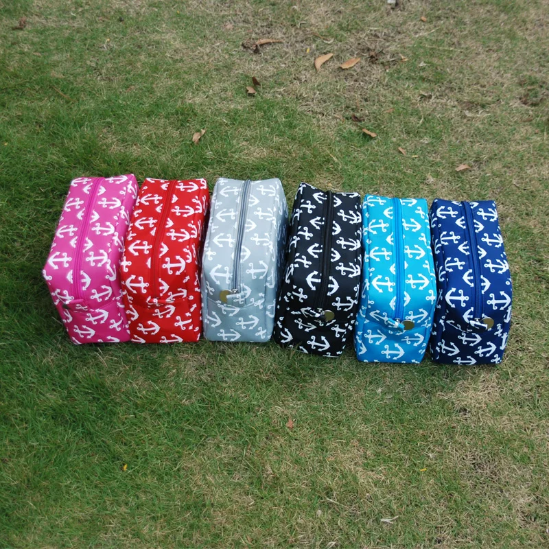Anchor Rectangle Cosmetic Bags Wholesale Blanks Makeup Bag Women