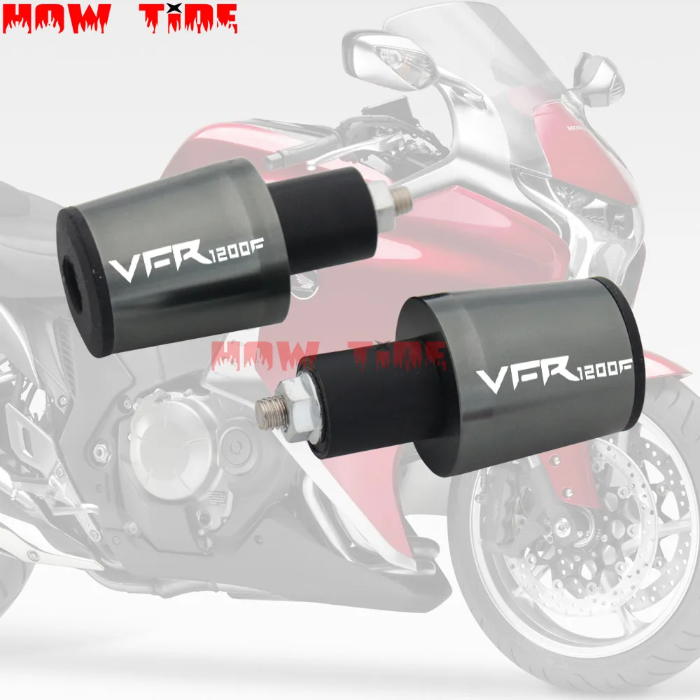 Для HONDA VFR 1200/F VFR1200F CNC алюминиевые аксессуары для мотоциклов 7/8 ''22 мм ручки для руля - Цвет: Titanium