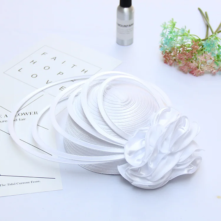 White/Black Fashion Hats Women Headwear For Wedding And Special Occasion Event Hats Vintage Wedding Accessories ZM006