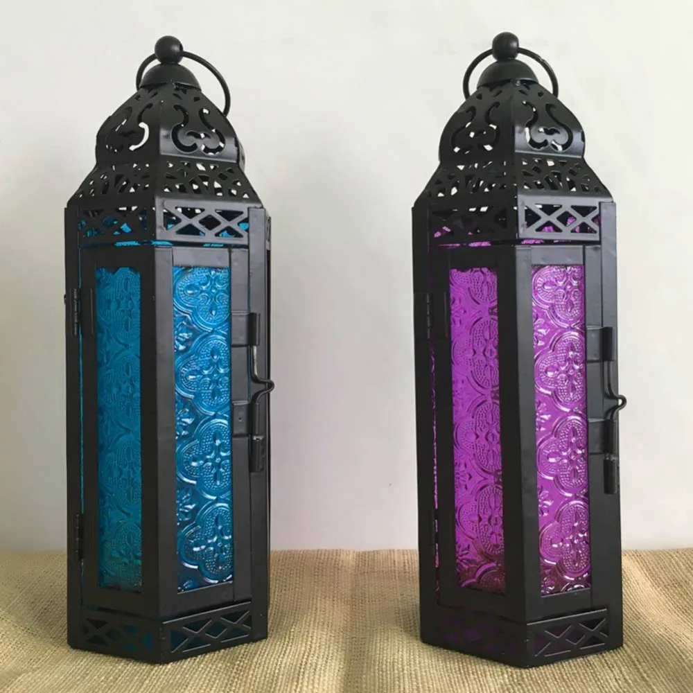 2018 moroccan lanterns Glass Metal Delight Garden Candle Holder ... 2018 moroccan lanterns Glass Metal Delight Garden Candle Holder ...