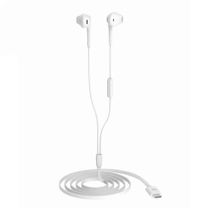 Original CDLA Earphone HiFi Digital Lossless Audio Type C Plug Gold Half in ear Mic Earphone