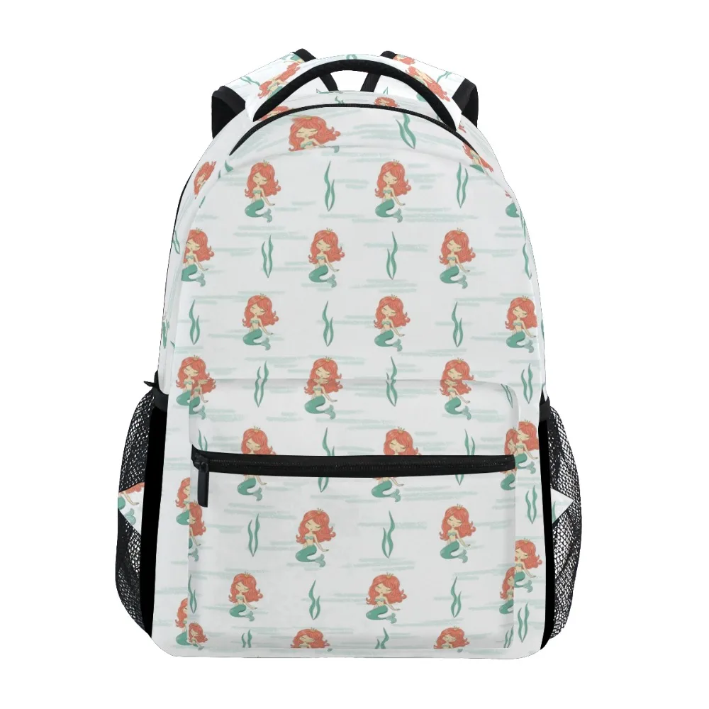 ALAZA Arrvial Русалка печати рюкзак для женщин девочек большой емкости рыбий хвост дорожная сумка для школьников сумка рюкзак для ноутбука
