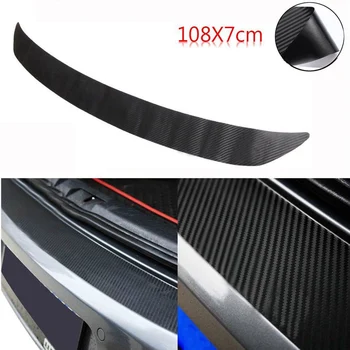 

Carbon Fiber Rear Bumper Sticker Trim Protector Golf 6 series Car-Styling Sticker And Decals108x7cm #09