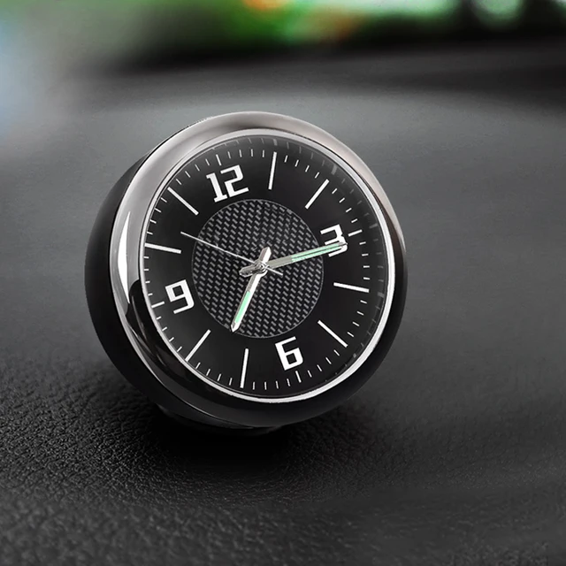 Car Clock Digital Quartz Luminous Watch For Car Dashboard Air Vent