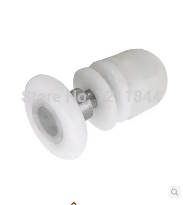 Old fashioned circular arc shower room pulley smal...