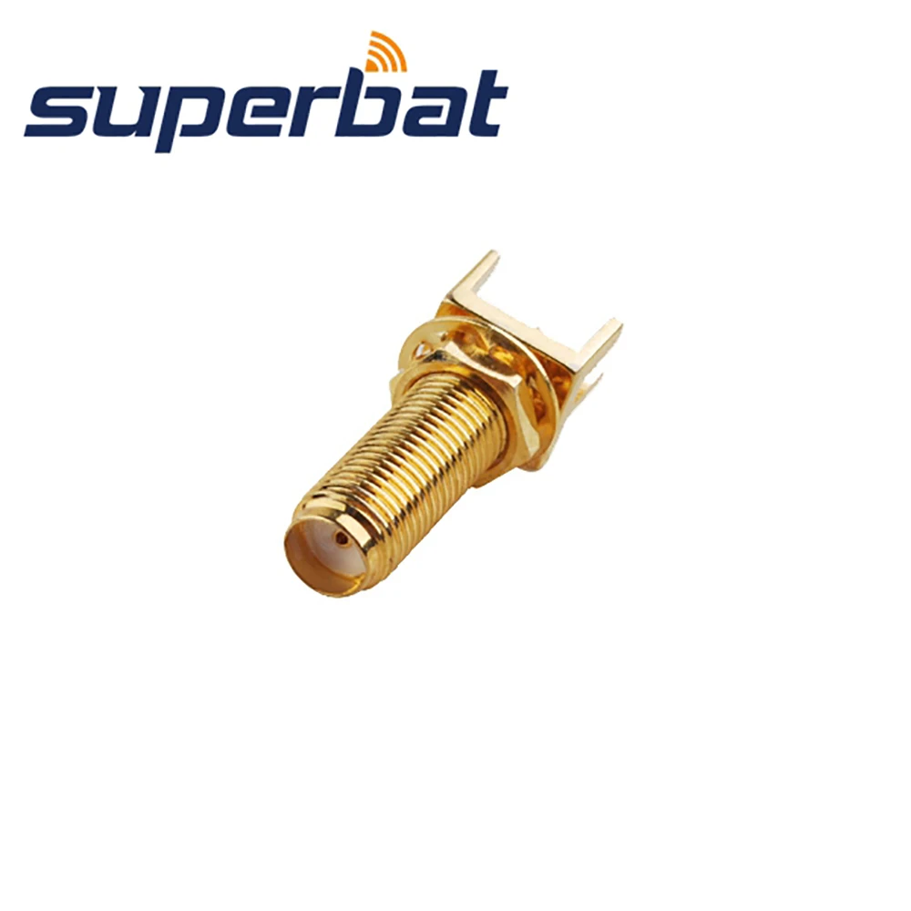 SMA Female PCB Mount RF Coaxial Connectors for Electronic Components