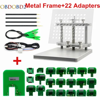 

2020 Stainless LED BDM Frame 22 Adapters ECU Chip Tuning Tool For CMD 100 Full Sets Fits For KTAG KESS Galletto FGTECH