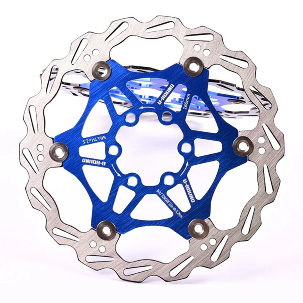 Велосипедный плавучий тормозной диск 160 мм Велосипедный тормозной диск из нержавеющей стали 6 7 дюймов диск для горной дороги CX части велосипеда