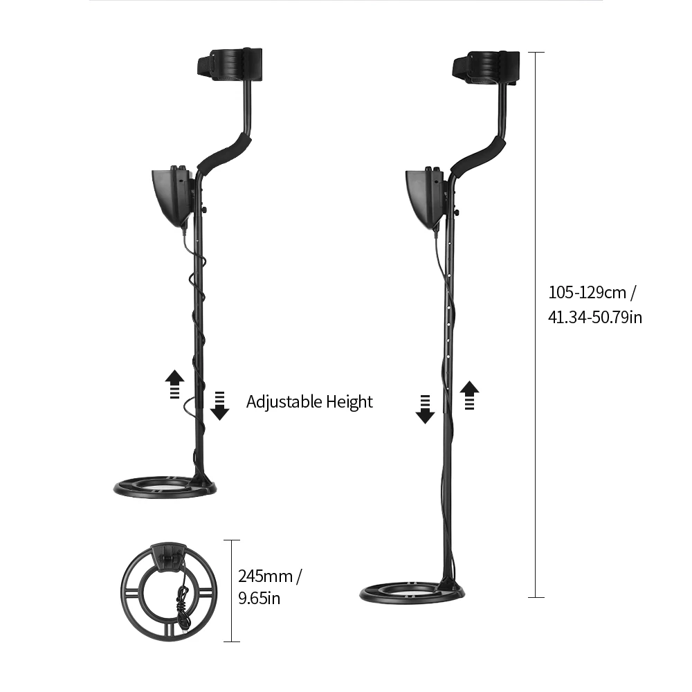 KKmoon MD-3031/MD-3032 Профессиональный металлодетектор подземный подводный провод металлический Золотое сокровище детектор Pinpointer 3 режима