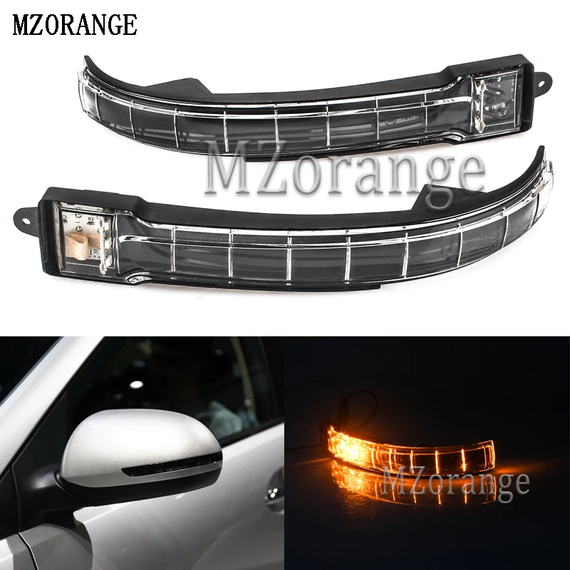 

MZORANGE For Kia K2 forte 2012-2015 Car Turn Signal Light Rearview Side Indicator Light Rear View Mirror Lamp Amber Left/Right