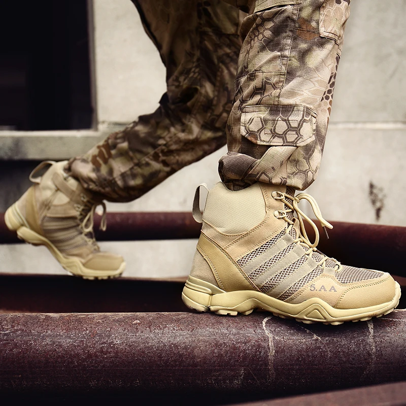 Уличные армейские ботинки; мужские военные ботинки-дезерты; тактические ботинки; дышащие армейские ботильоны; Botas Tacticos Zapatos; походные ботинки