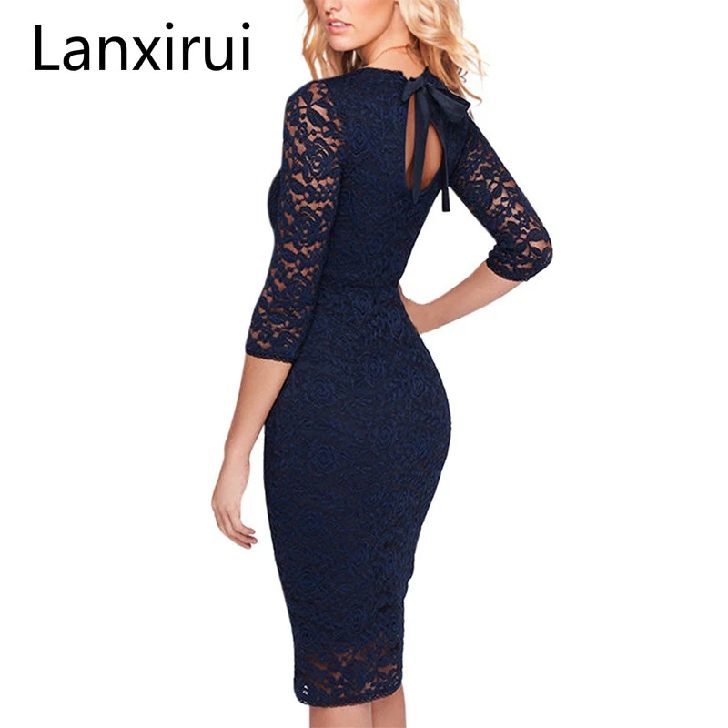 knee length office dresses