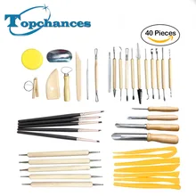 Высокое качество 40 шт. прочная глина скульптуры воск для резки по глине инструменты Формирователи полимерный Хэллоуин