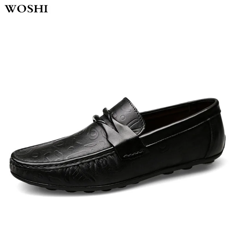 

big size 47 shoes Men Loafers Soft Moccasins Genuine Leather Men Casual Shoes outdoor breathable Flats Gommino Shoes Male Shoes