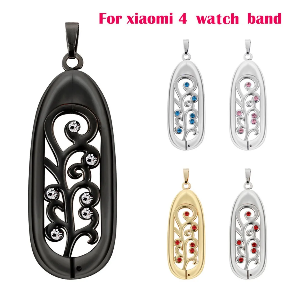 

Miband 4 Strap Mi Band 4 Necklace Stainless Steel Pendant For Xiaomi Mi Band 4 Steel Metal Watch Band Strap Bracelet C0703