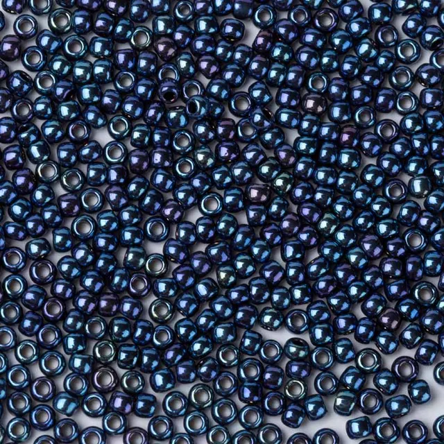 10g Toho 132 80 Round Opaque Lustered Turquoise Toho CS-17 Small Glass Seed Beads Japanese Seed Beads