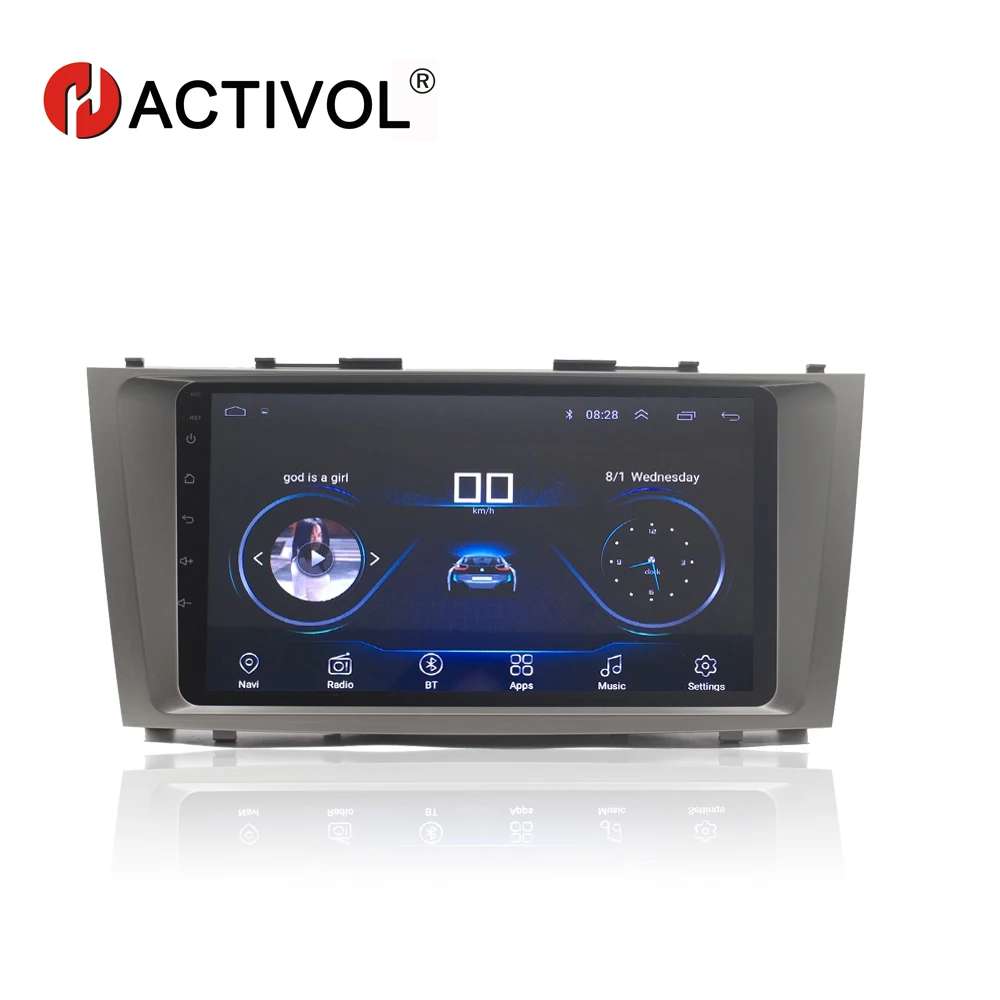 

HACTIVOL 9" 1024*600 Quadcore android 8.1 car radio for Toyota camry 2006 2007 2008 2009 2010 2011 car DVD player gps navi wifi