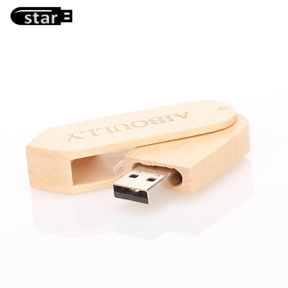 

usb flash drive 64GB wooden Usb disk 128gb pen drive 16GB pendrive 32GB USB flash memory 4GB 8GB wedding gifts box custom LOGO