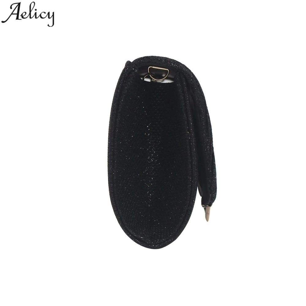 Женские вечерние сумки Aelicy из атласа с цепочками и рюшами украшенные