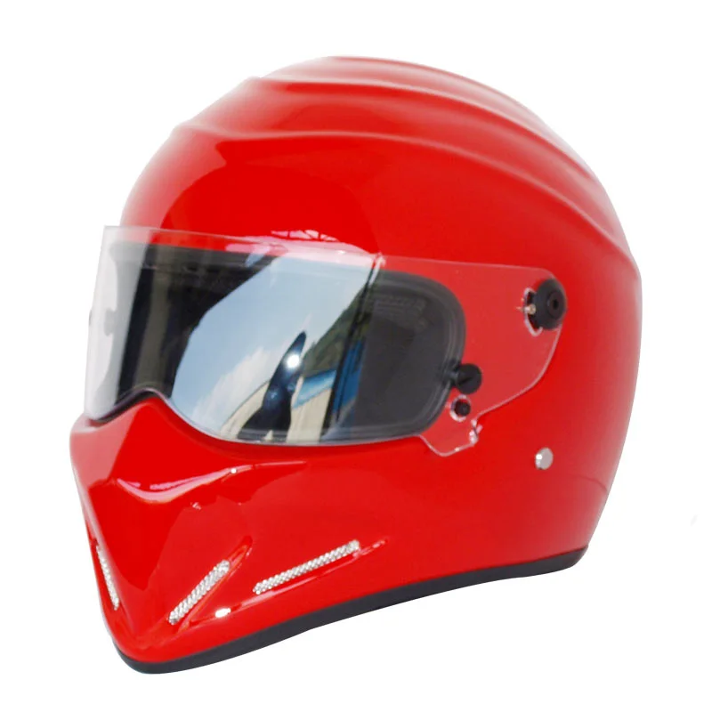 Женский мотоциклетный rcycle шлем с полным лицевым покрытием, гоночный шлем в горошек, одобренная Автомобильная гонка, Мото шлем, ciclistas capacete moto cross - Цвет: Прозрачный