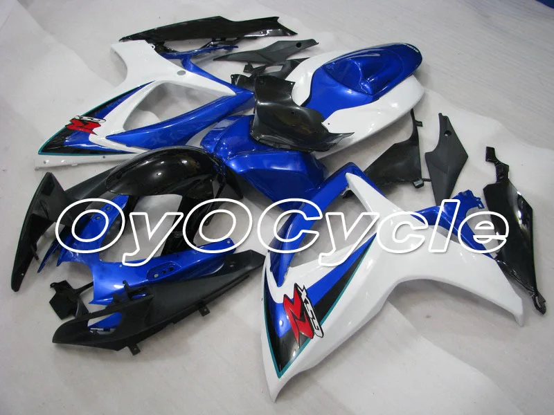 

For 06-07 Suzuki GSXR600 GSXR750 K6 K7 GSXR 600 750 Injection Motorcycle ABS Fairing Bodywork Kit 2006 2007 White Blue