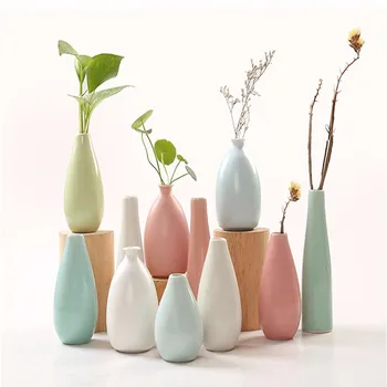 

Mini Ceramic Vase Pattern Flower Creative Color Ceramic Vase Desktop Decoration Office Home Crafts Ceramic Flower Vase G $