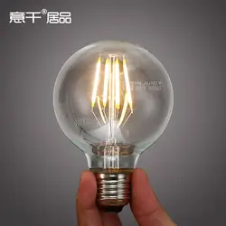 Edison Винтаж Стиль LED E27 4 Вт g80 ламп накаливания AC110-220V