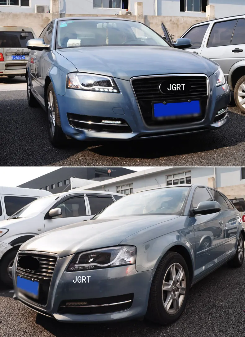 Автомобильный дизайн 2008-2012 для Audi A3 сборки фар захотите никуда уходить Ангел глаз светодиодный DRL Объектив Двойной Луч H7 hid комплект с 2 шт