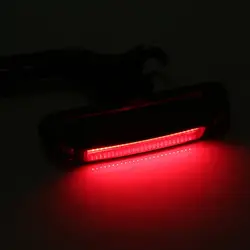 100 люмен Красный/Белый USB Перезаряжаемые удара светодиодный велосипед передний задний световая сигнальная лампа Хит продаж