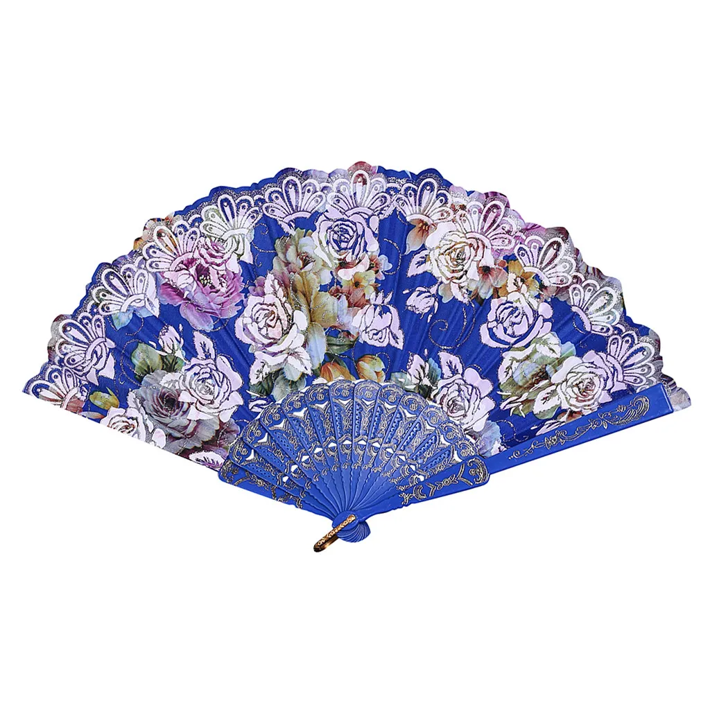 

Pattern Folding Chinese Style Retro Fan Dance Wedding Party Lace Silk Folding Hand Held Print Fan an Personalized Mar 22 Mar 22