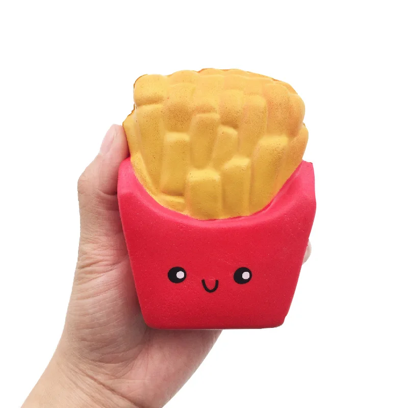 Kawaii Squishy замедлить рост Ароматические картофель фри squeeze Еда игрушка