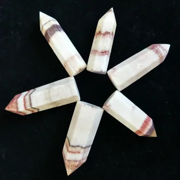 

DHX SW natural dali jasper single tip columnar wand point red texture gemstone mineral specimen reiki healing treatment stone