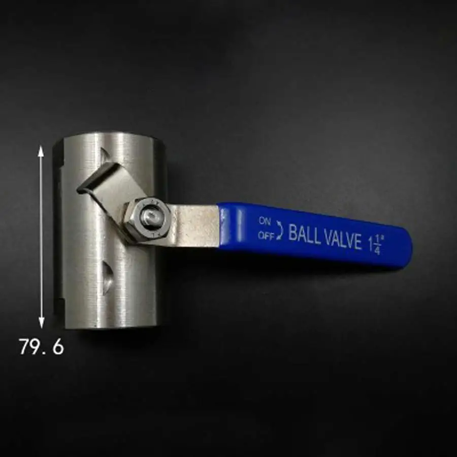 201 Нержавеющая сталь шелк рот шаровой клапан DN32 1-1/" BSPP Женский воды газойль 16 бар 0- 80 C