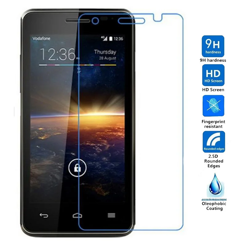 

2PCS Screen Protector Film Tempered Glass For Vodafone Smart turbo 7 Prime 6 7 mini 7 STYLE 7 first 6 Speed 6 Ultra 6 Film