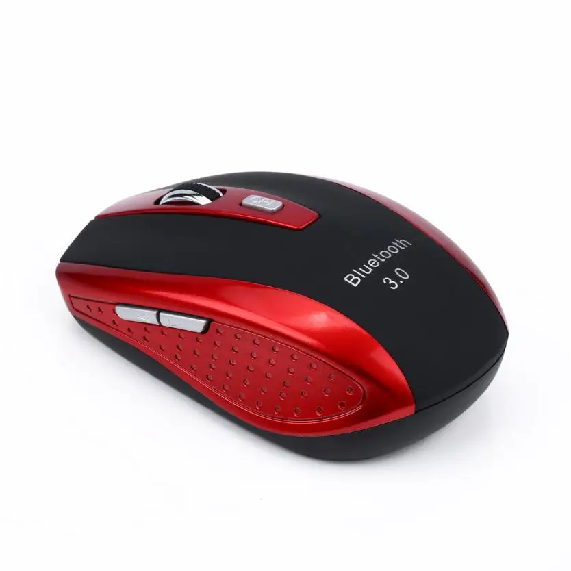 Горячая Распродажа Беспроводная мини Bluetooth 3,0 6D 2400 dpi оптическая игровая мышь для ноутбука - Цвет: Red