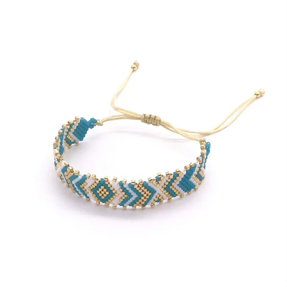 Женский браслет Go2boho Pulseras Evil Eye Perles MIYUKI Delica ювелирное изделие ручной работы