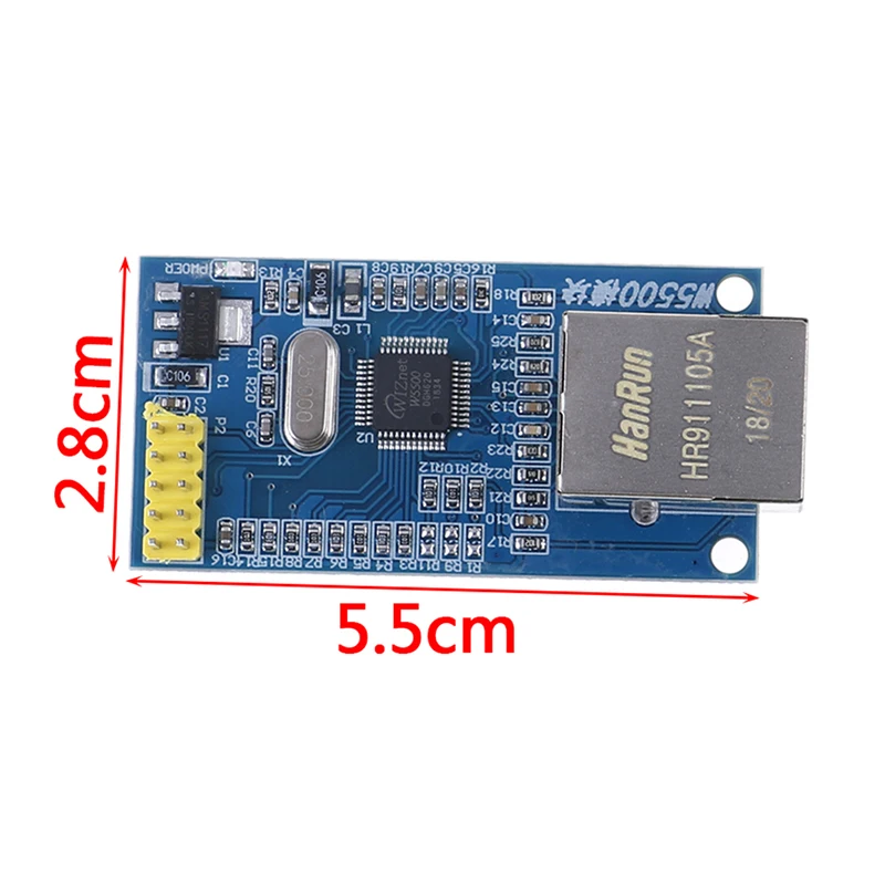 

Wholesale 3v-5v W5500 Ethernet Network Module Hardware TCP/IP 51/STM32 Microcontroller