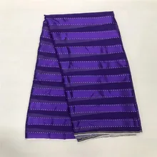 Высококачественная шелковая ткань для женского платья с вышивкой Джордж шелковая ткань Африканская металлическая шелковая ткань 114 см/8 мм 5+ 2 ярдов TX07285