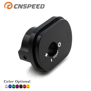 

CNSPEED motorcycle ignition cylinder cover high quality aluminum alloy motorcycle ignition for Honda Zoomer rolle YC100617