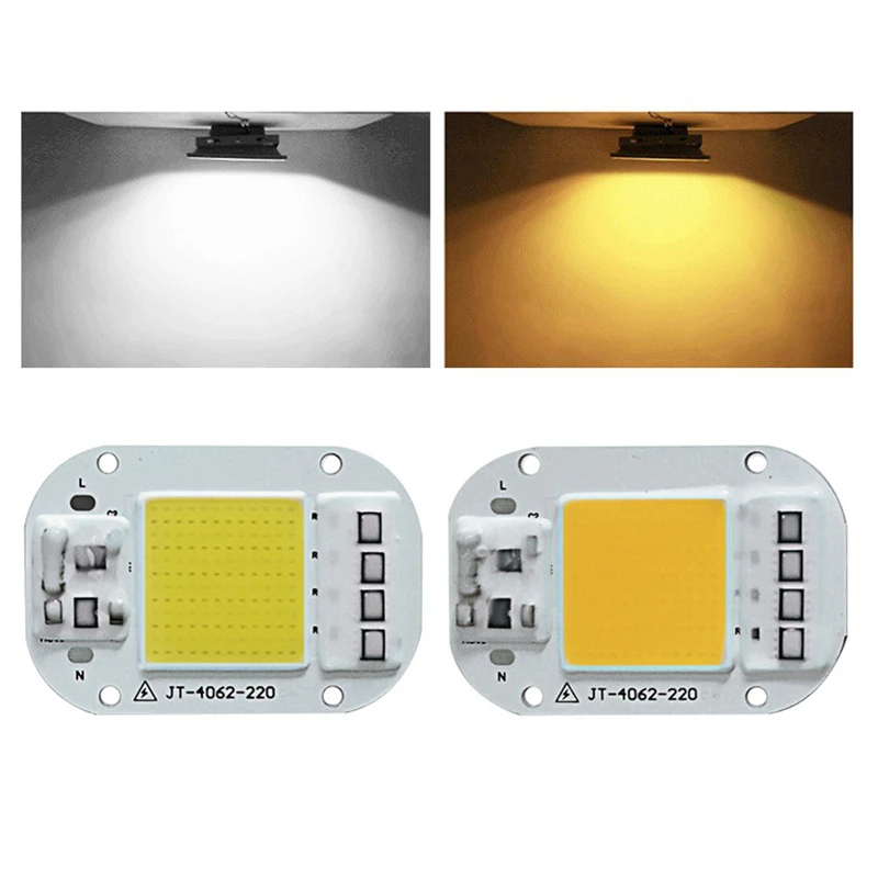CLAITE AC160 260V 20W 30W 50W Светодиодный чип лампа белый/теплый белый COB светодиодный для DIY