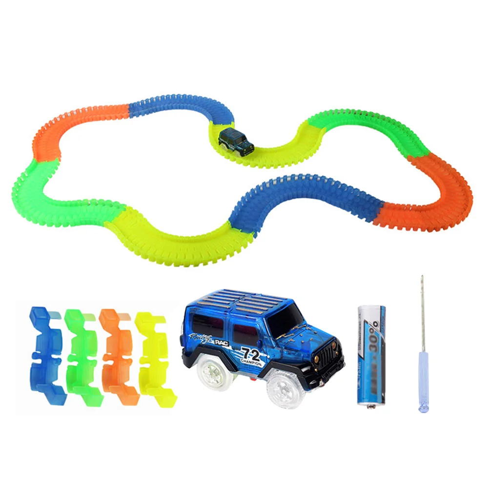 

NICEXMAS Car Set 220Pcs Track Piece Assembly Educational Toys Railway Train Set Electric Track Toys for Girls Boys Kids Teens