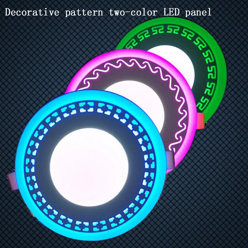 Панельный светильник светодиодный светильник s цветной светодиодный потолочный встраиваемый светильник s лампочка внутреннего освещения белый цвет+ синий/красный/зеленый/розовый