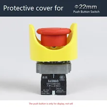 22mm plastic push button switch Protection cover Transparent protective cover avoid wrong pressing