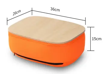 

36*26*15CM Multipurpose Small Laptop desk Portable Soft Cushion Tray table