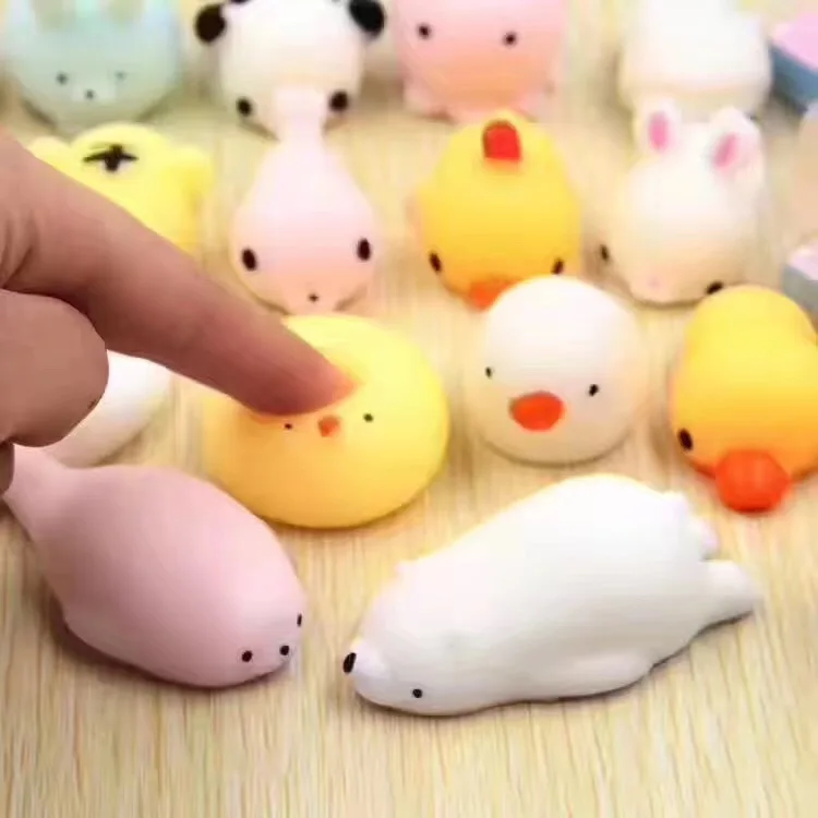 5 шт./лот снятие стресса Ushihito Mochi антистрессовый мяч сжимаемая мягкая кавайная